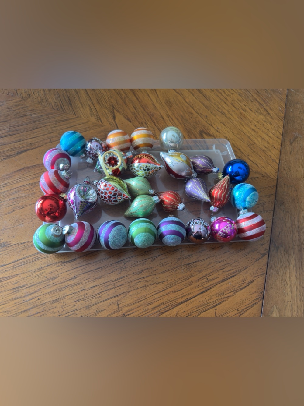 Vintage Hand-Blown Glass Christmas Ornaments – Hand-Painted – Lot of 29